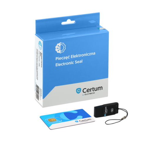 Pieczęć elektroniczna Certum Mini Kalisz